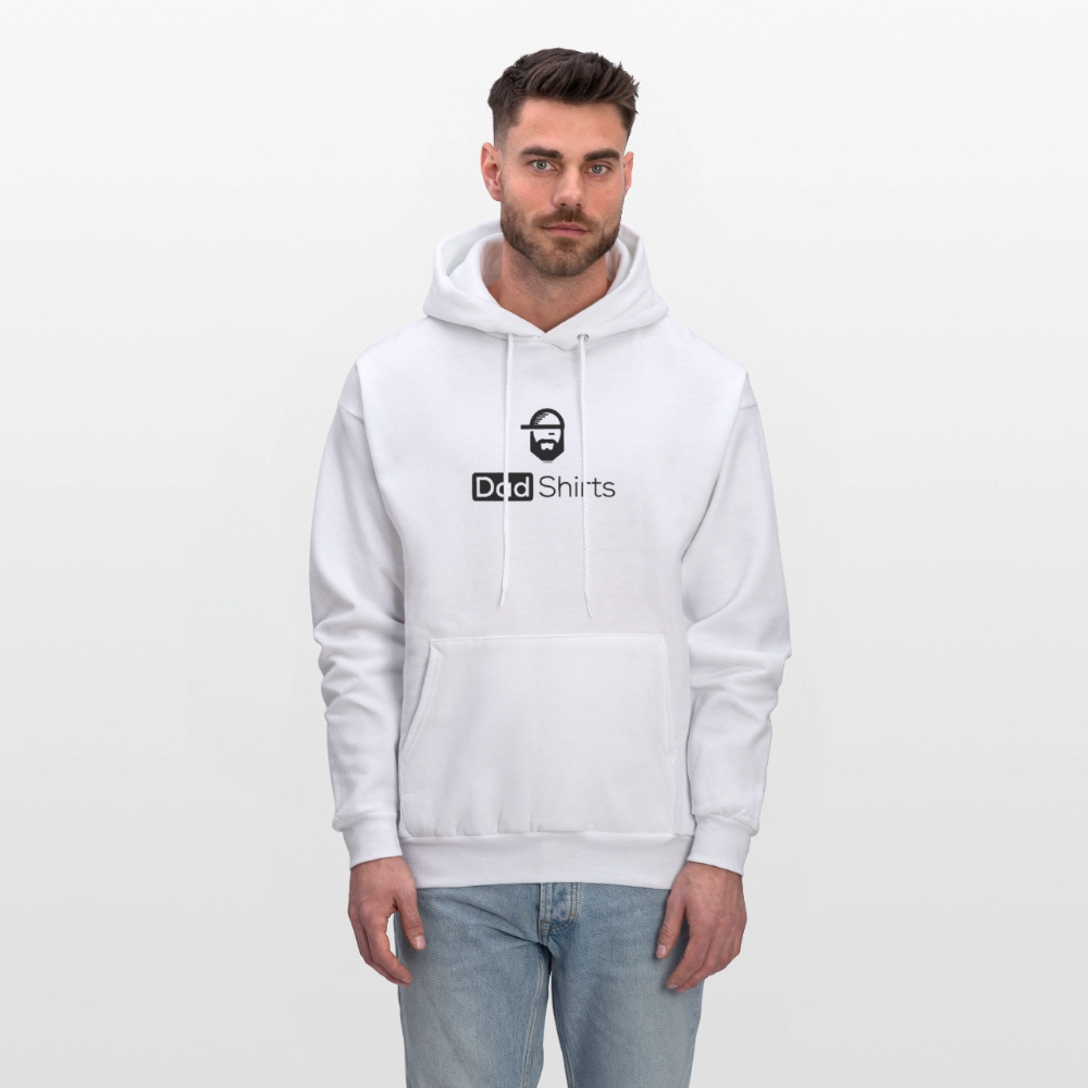 life stages dad joke hoodie - white