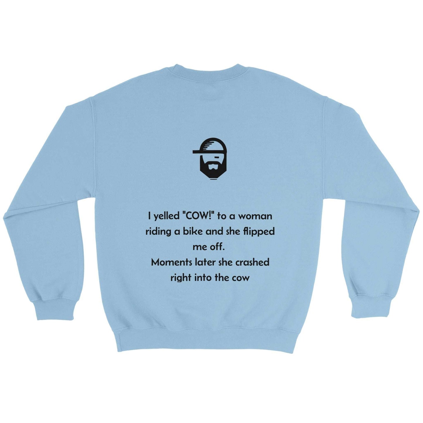 cow crewneck sweatshirt