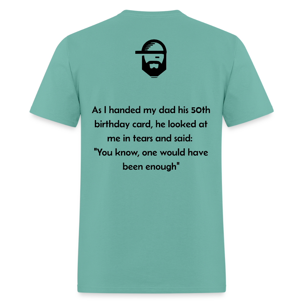dad's birthday dad joke shirt - aquatic
