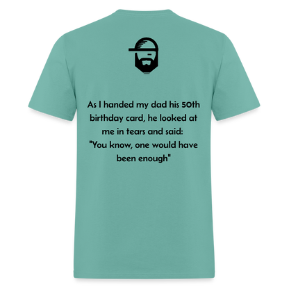 Dad's Birthday Dad Joke Shirt - aquatic