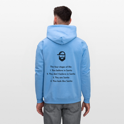 Life Stages Dad Joke Hoodie - carolina blue