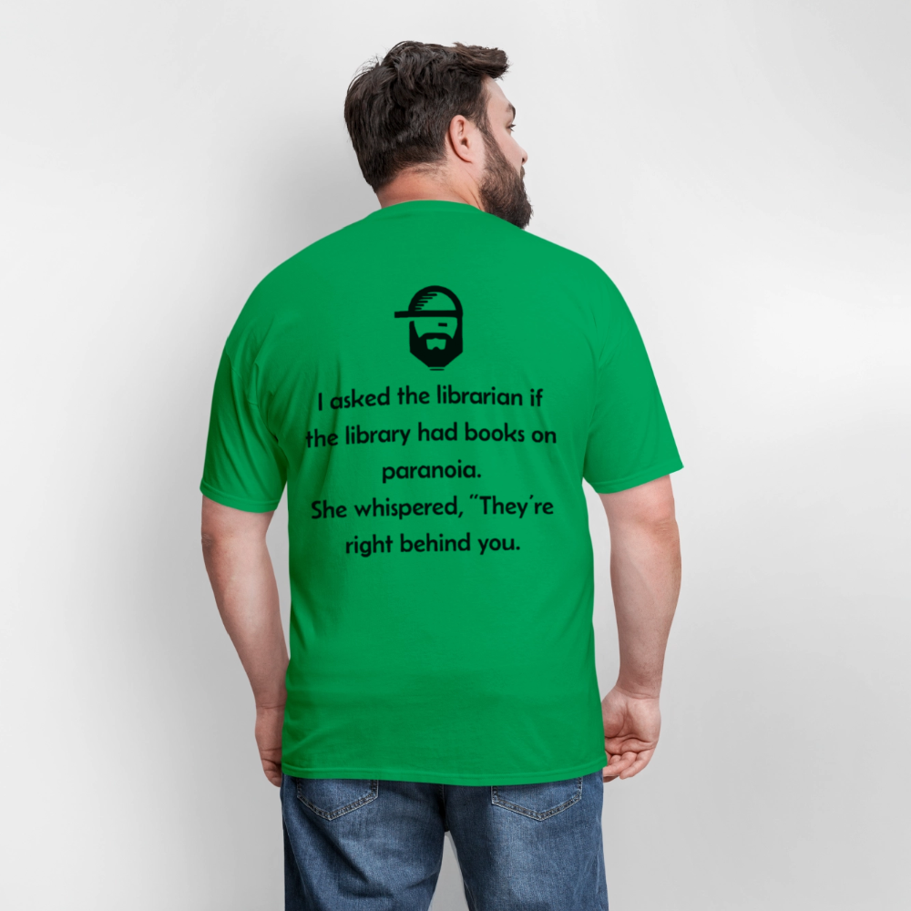 paranoia dad joke t-shirt