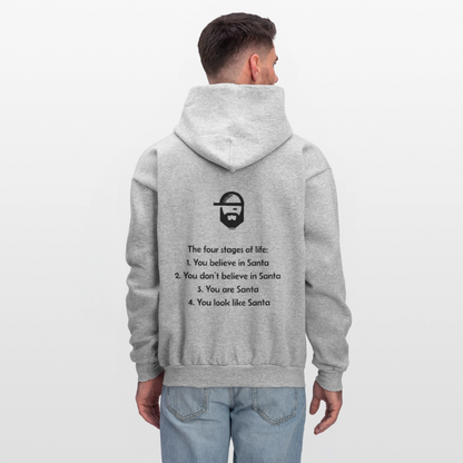 Life Stages Dad Joke Hoodie - heather gray