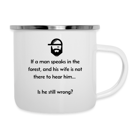 "Wife Wisdom" - Camper Mug - white