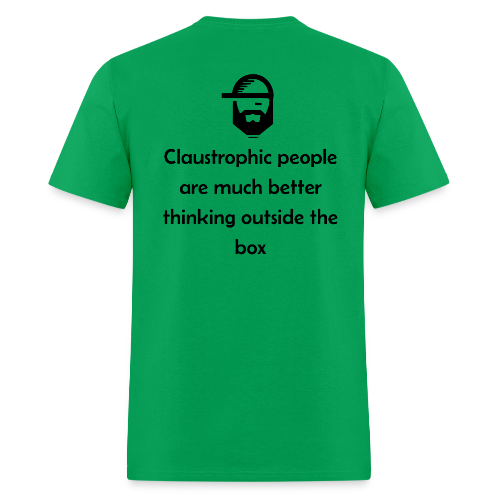 claustrophobia - unisex classic t-shirt - bright green