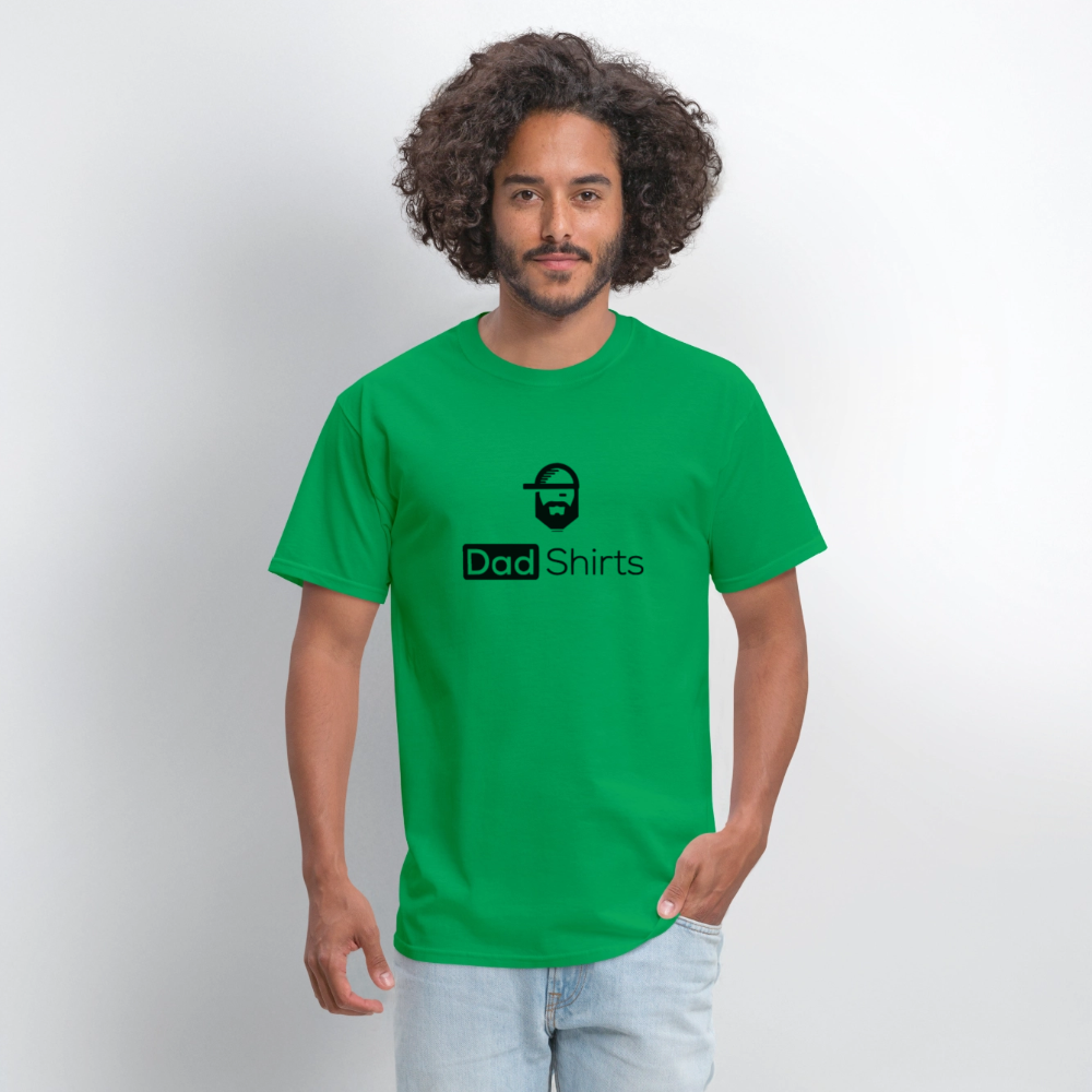 Dress For The Job Dad Joke Shirt - bright green