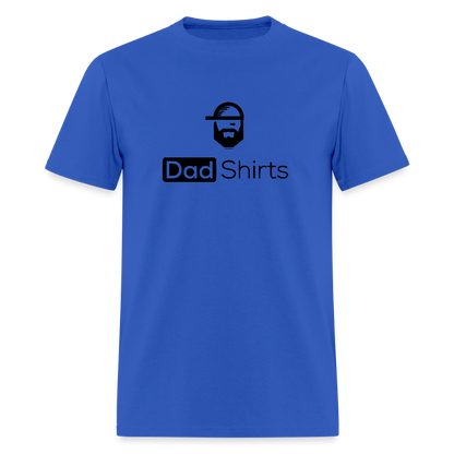 Workstation Dad Joke Shirt - royal blue