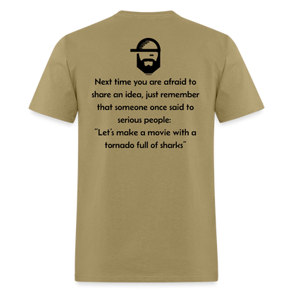 Good Idea Dad Joke Shirt - khaki
