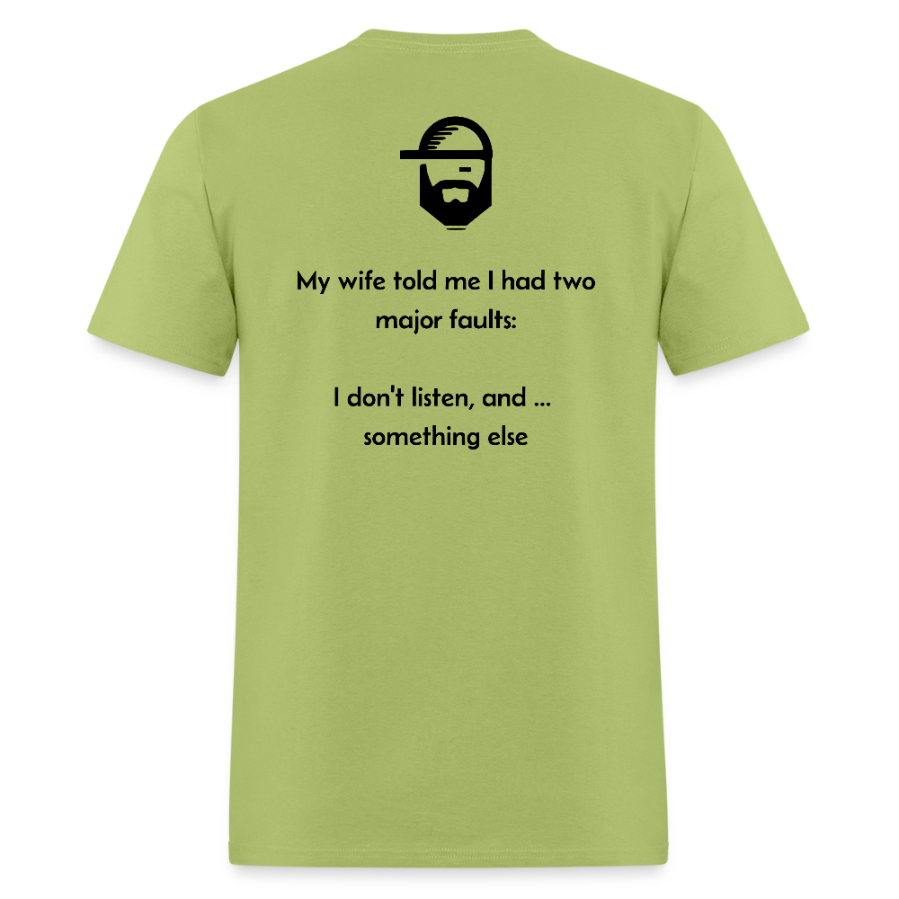 faults dad joke shirt - kiwi