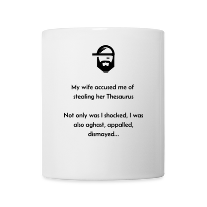 "Thesaurus"  Coffee/Tea Mug - white