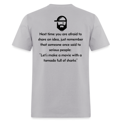 Good Idea Dad Joke Shirt - gravel 