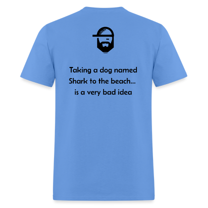 Shark Dad Joke Shirt - carolina blue