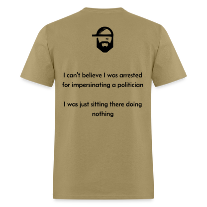 Can't Believe Dad Joke Shirt - khaki