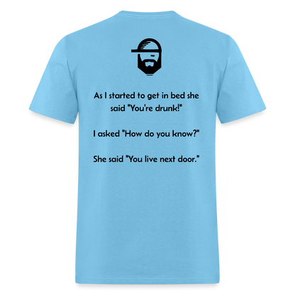 How Did You Know Dad Joke Shirt - aquatic blue