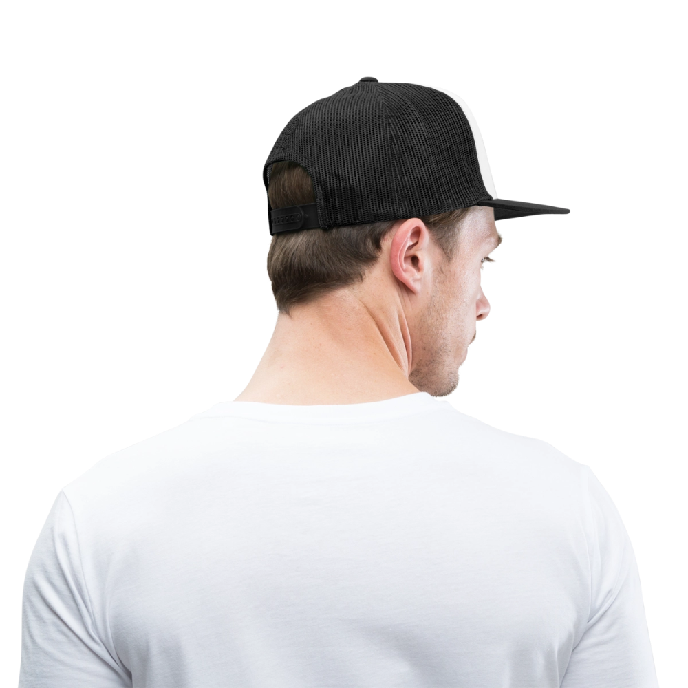 Dad Shirts Trucker Hat - white/black