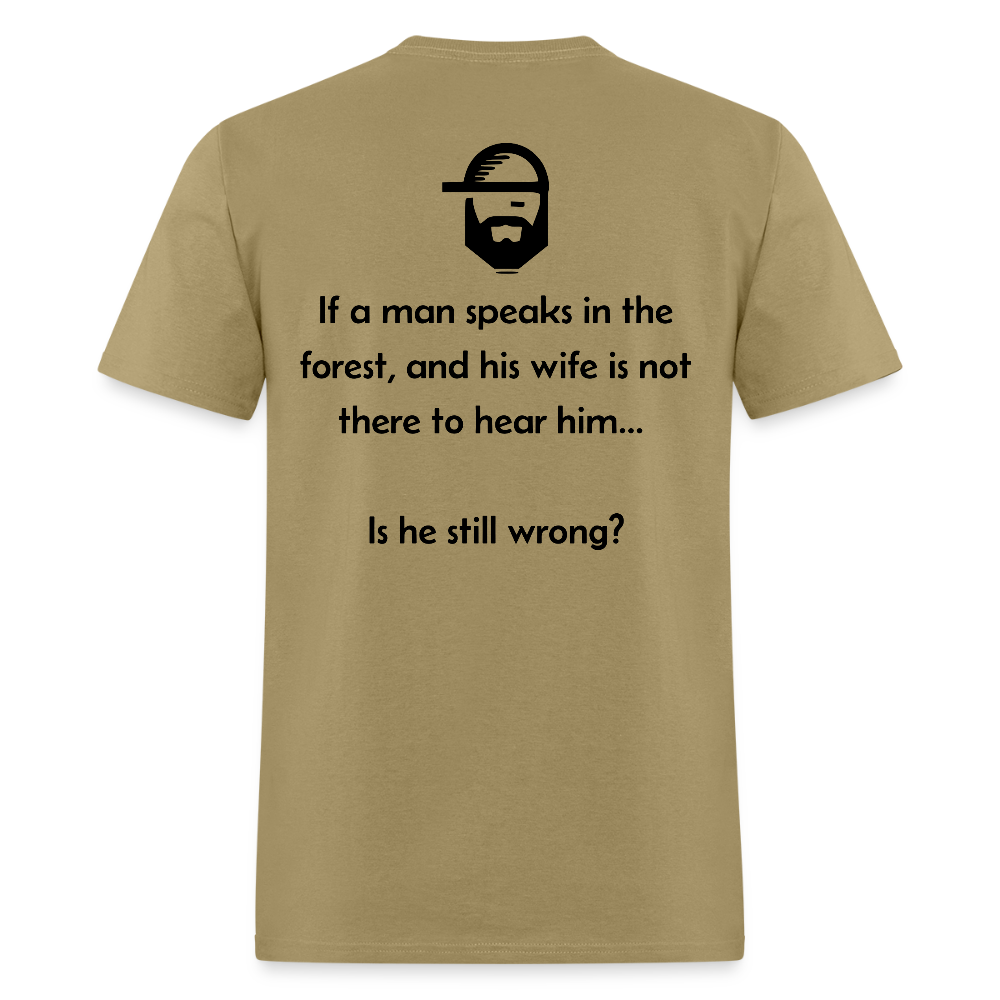 in the forest - unisex classic t-shirt - khaki