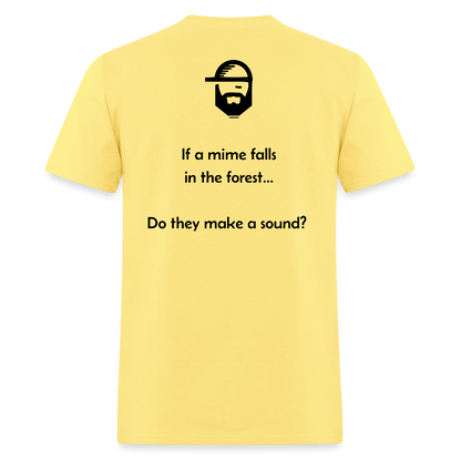 Deep Questions Dad Joke Shirt - cornsilk