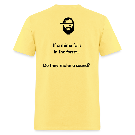 Deep Questions Dad Joke Shirt - cornsilk
