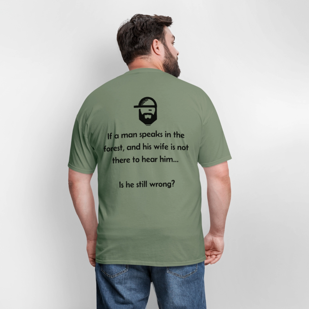 in the forest - unisex classic t-shirt - military green