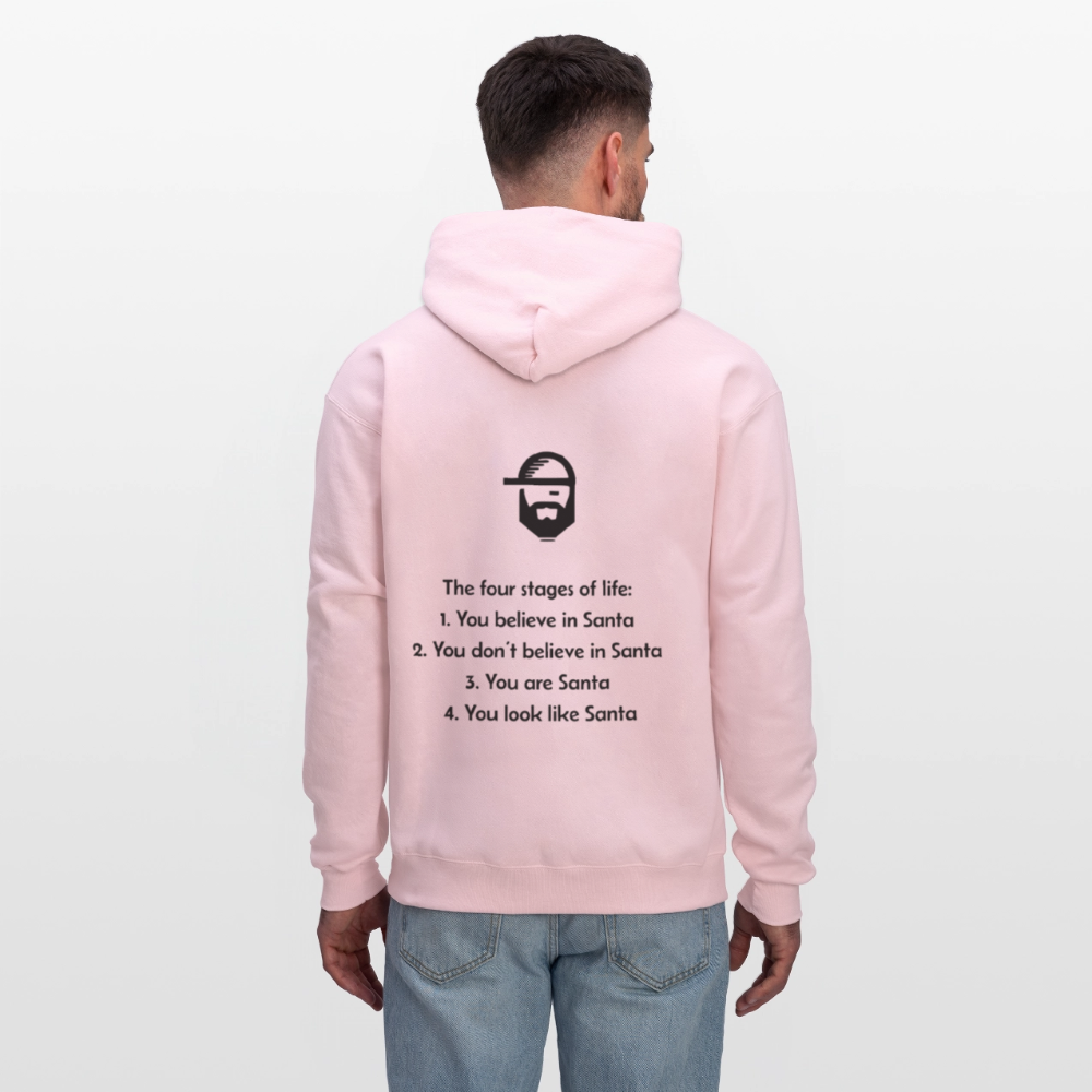 life stages dad joke hoodie - pale pink