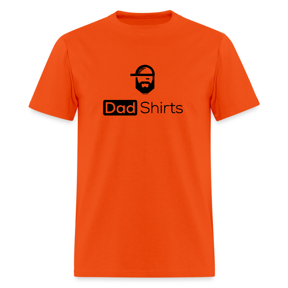 audiobook dad joke shirt - orange
