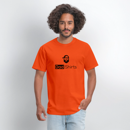 Audiobook Dad Joke Shirt - orange