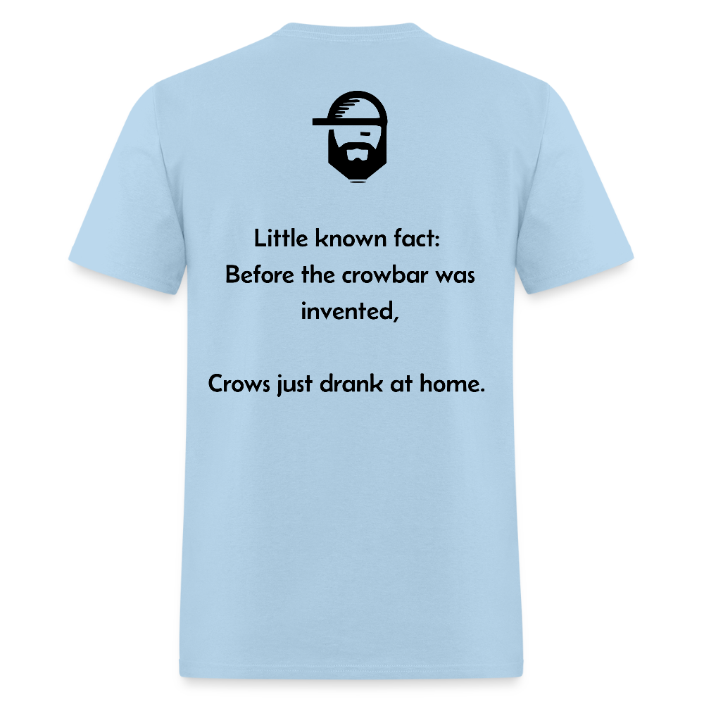"crowbar" - unisex classic t-shirt - powder blue