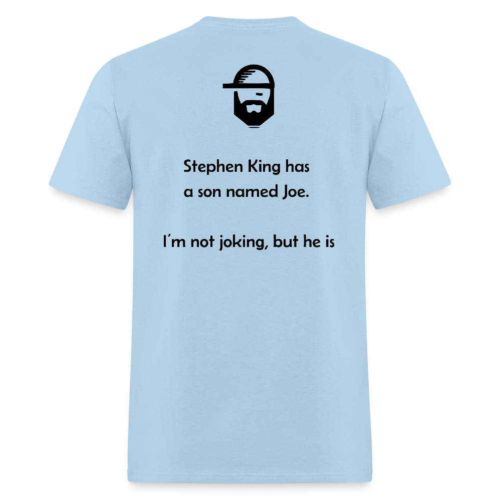 joking dad joke shirt - powder blue
