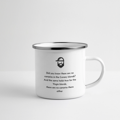 "Canary Islands" Camper Mug - white