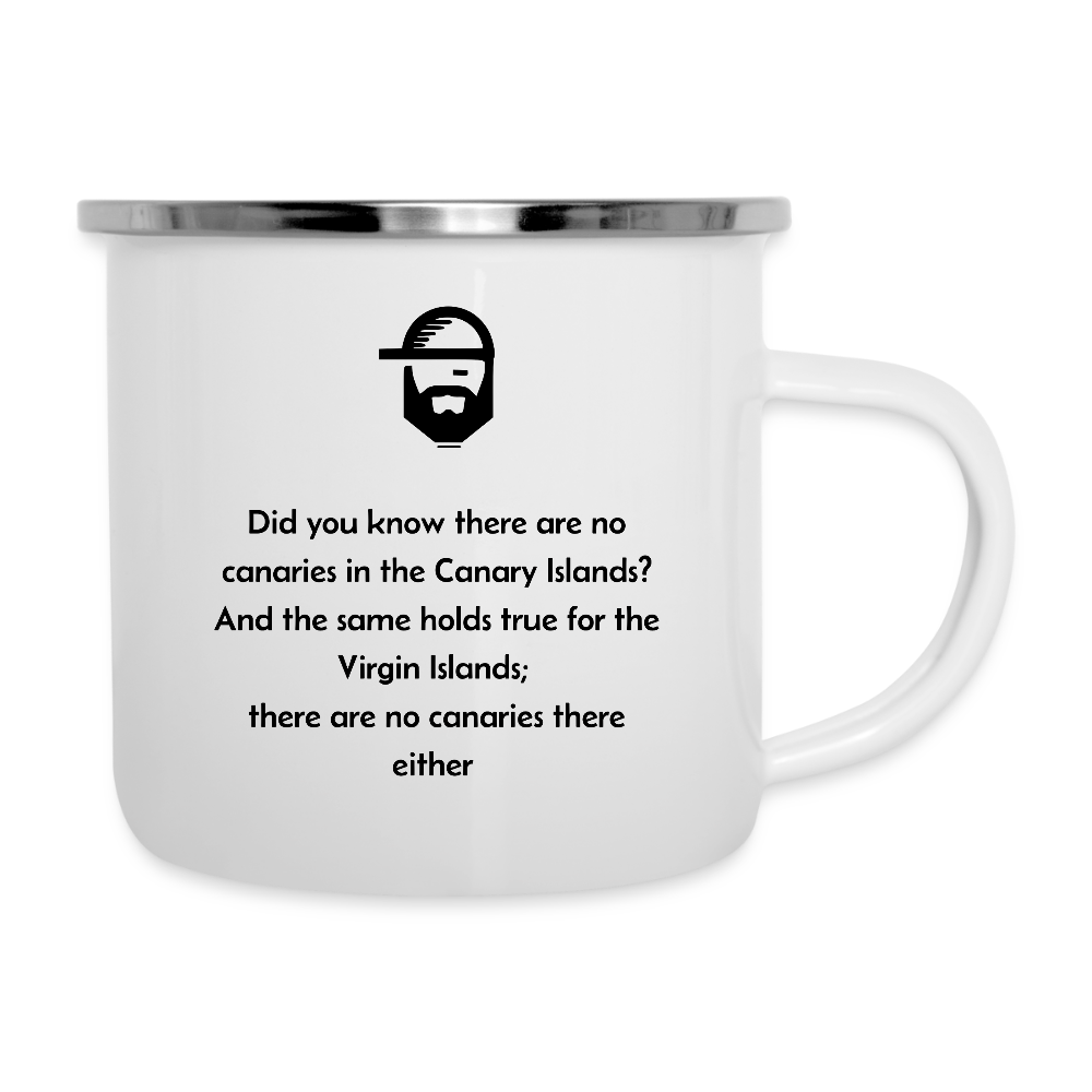 "canary islands" camper mug - white