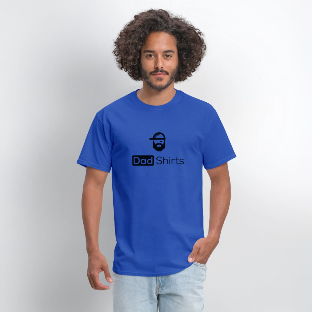 Workstation Dad Joke Shirt - royal blue