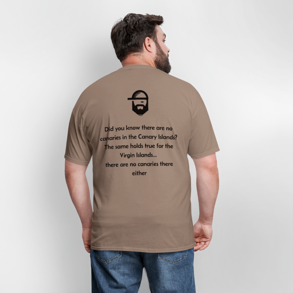 canaries dad joke t-shirt
