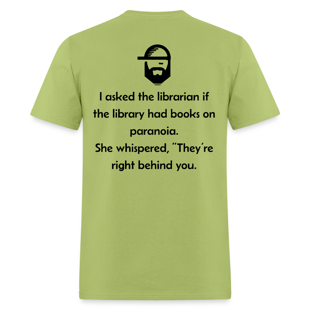 paranoia dad joke t-shirt