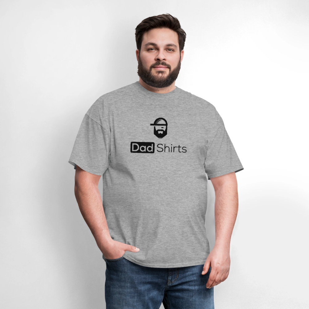 cow dad joke shirt - heather gray