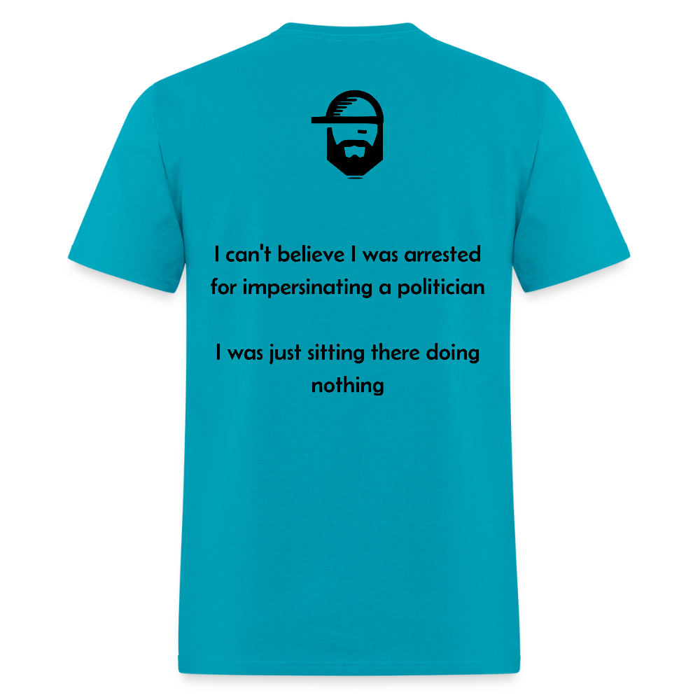 can't believe dad joke shirt - turquoise