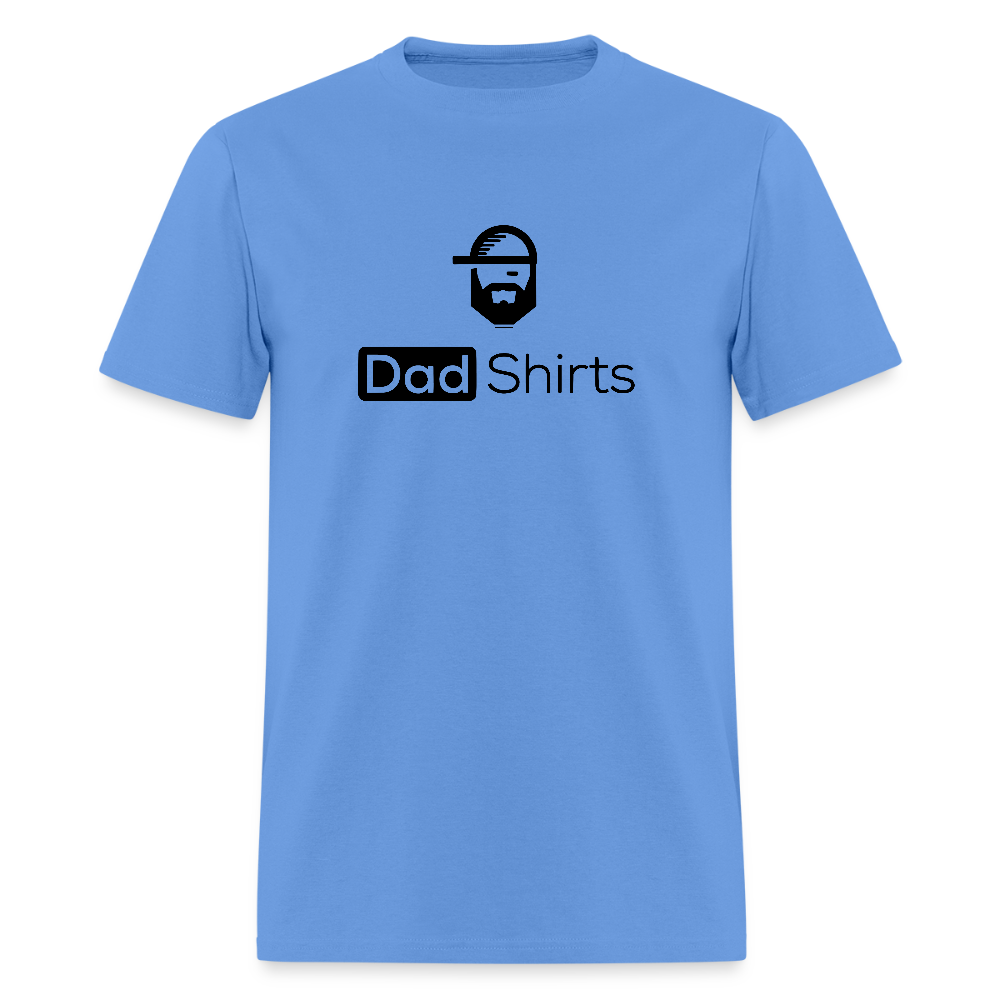 dress for the job dad joke shirt - carolina blue