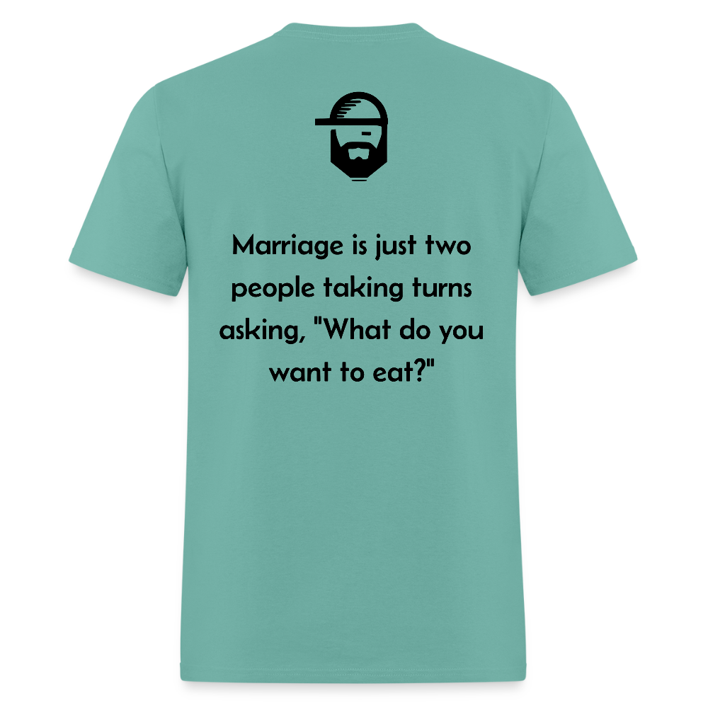 marriage dad joke shirt - aquatic