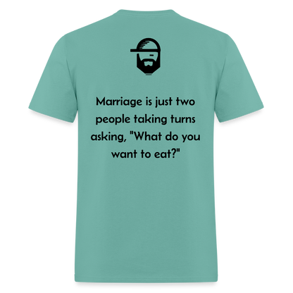 Marriage Dad Joke Shirt - aquatic