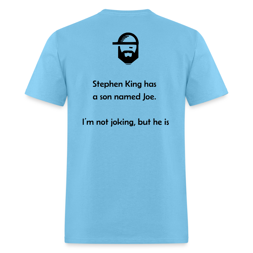 joking dad joke shirt - aquatic blue