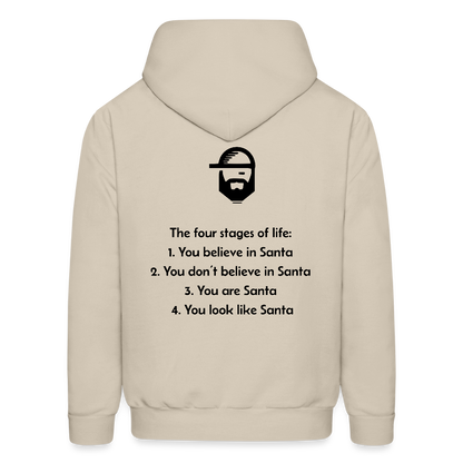 Life Stages Dad Joke Hoodie - Sand