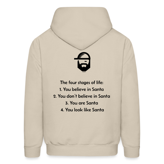 Life Stages Dad Joke Hoodie - Sand