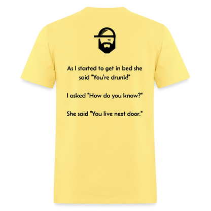 How Did You Know Dad Joke Shirt - cornsilk