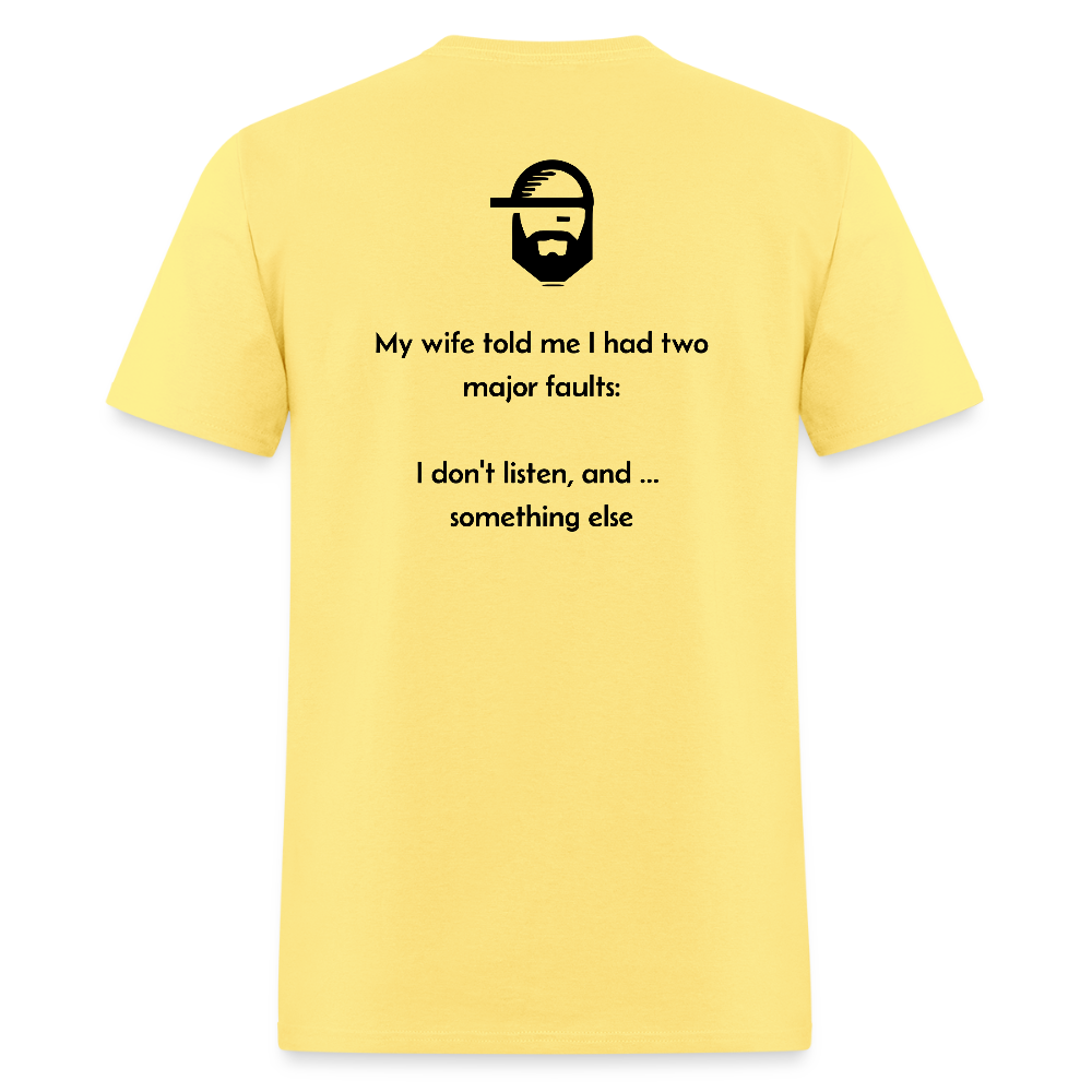 two faults dad joke t-shirt