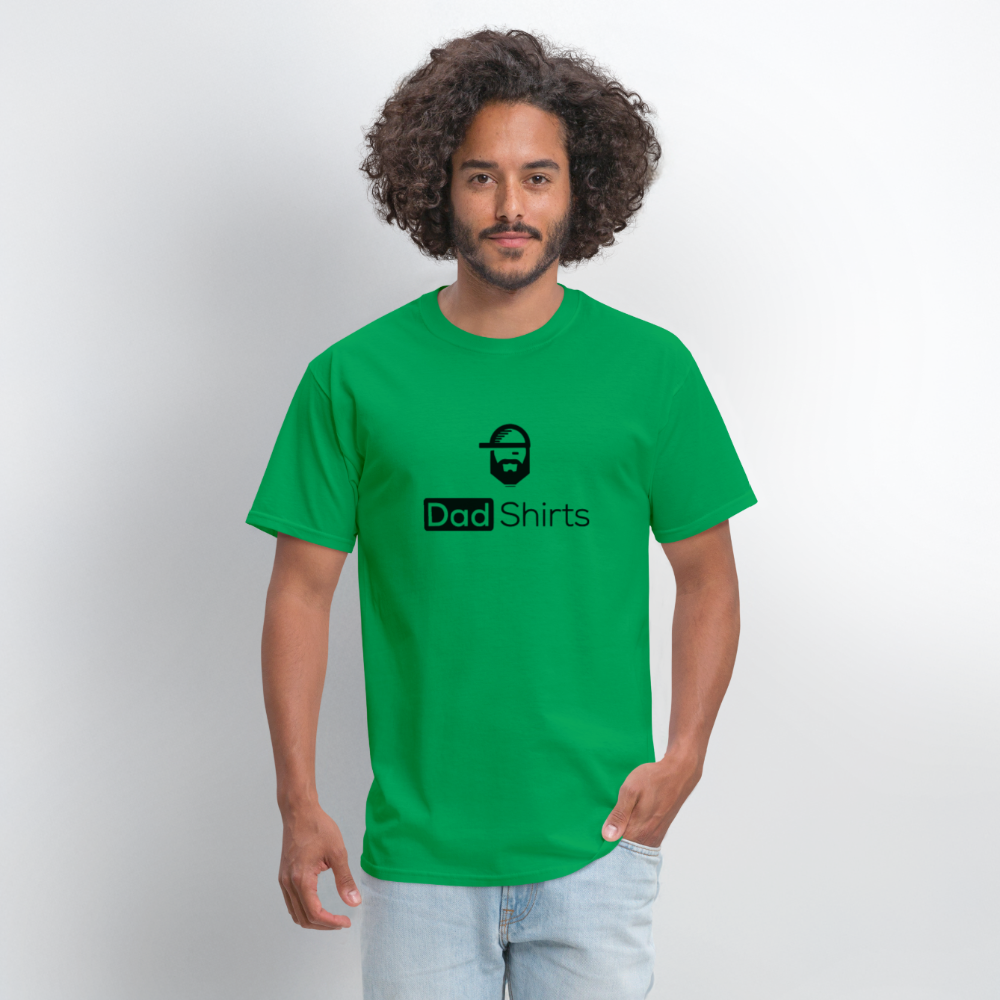 Workstation Dad Joke Shirt - bright green