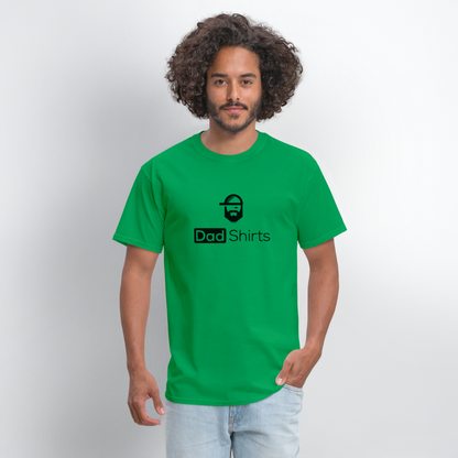 Workstation Dad Joke Shirt - bright green