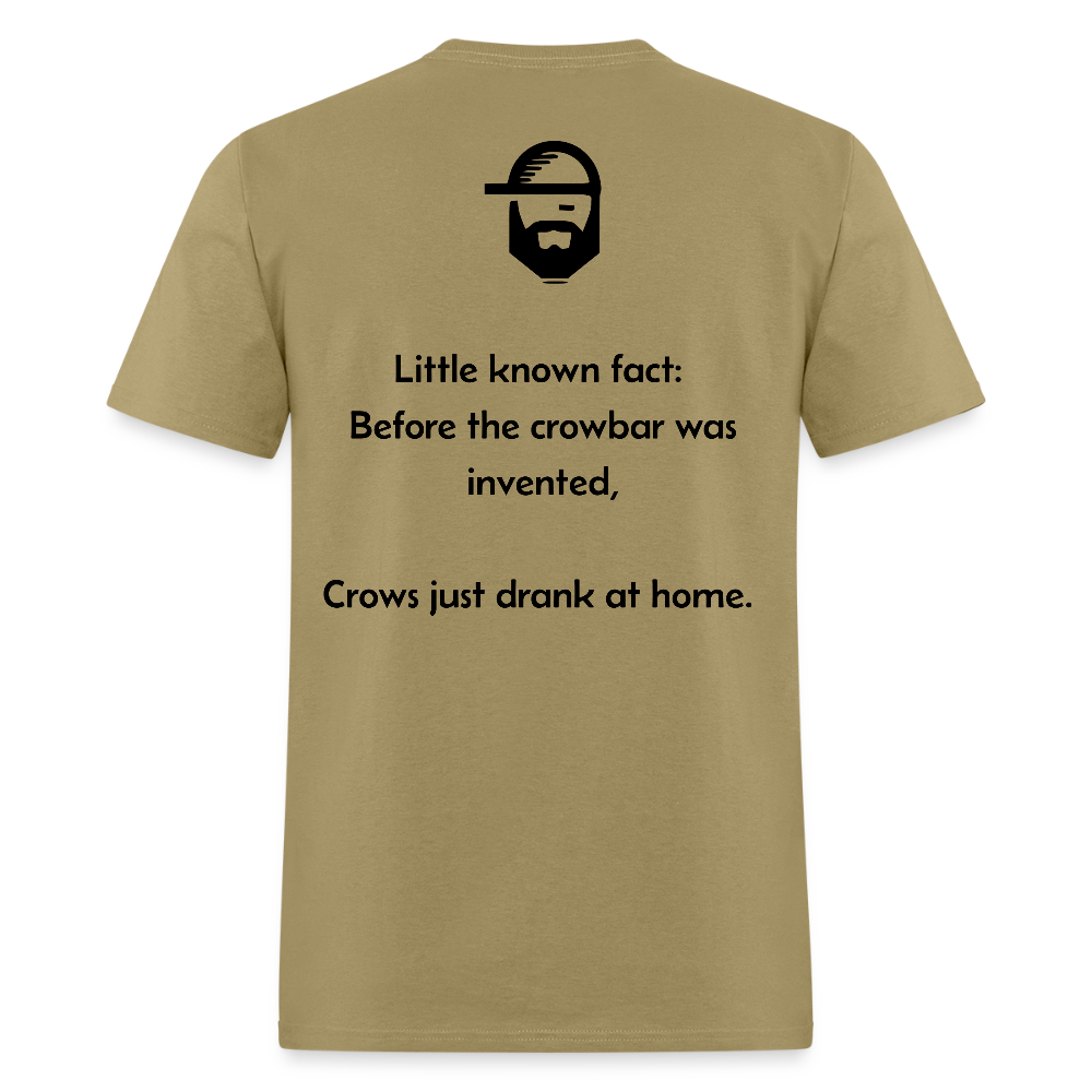 "crowbar" - unisex classic t-shirt - khaki