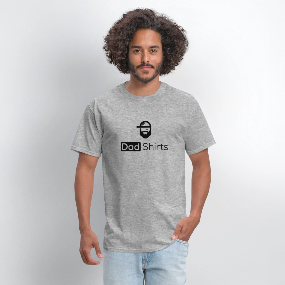 Deep Questions Dad Joke Shirt - heather gray