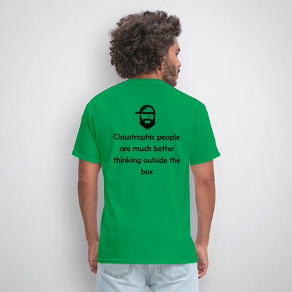 Claustrophobia - Unisex Classic T-Shirt - bright green