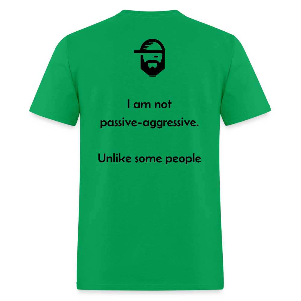 passive aggressive dad joke shirt - bright green