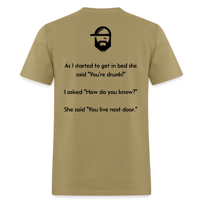 How Did You Know Dad Joke Shirt - khaki
